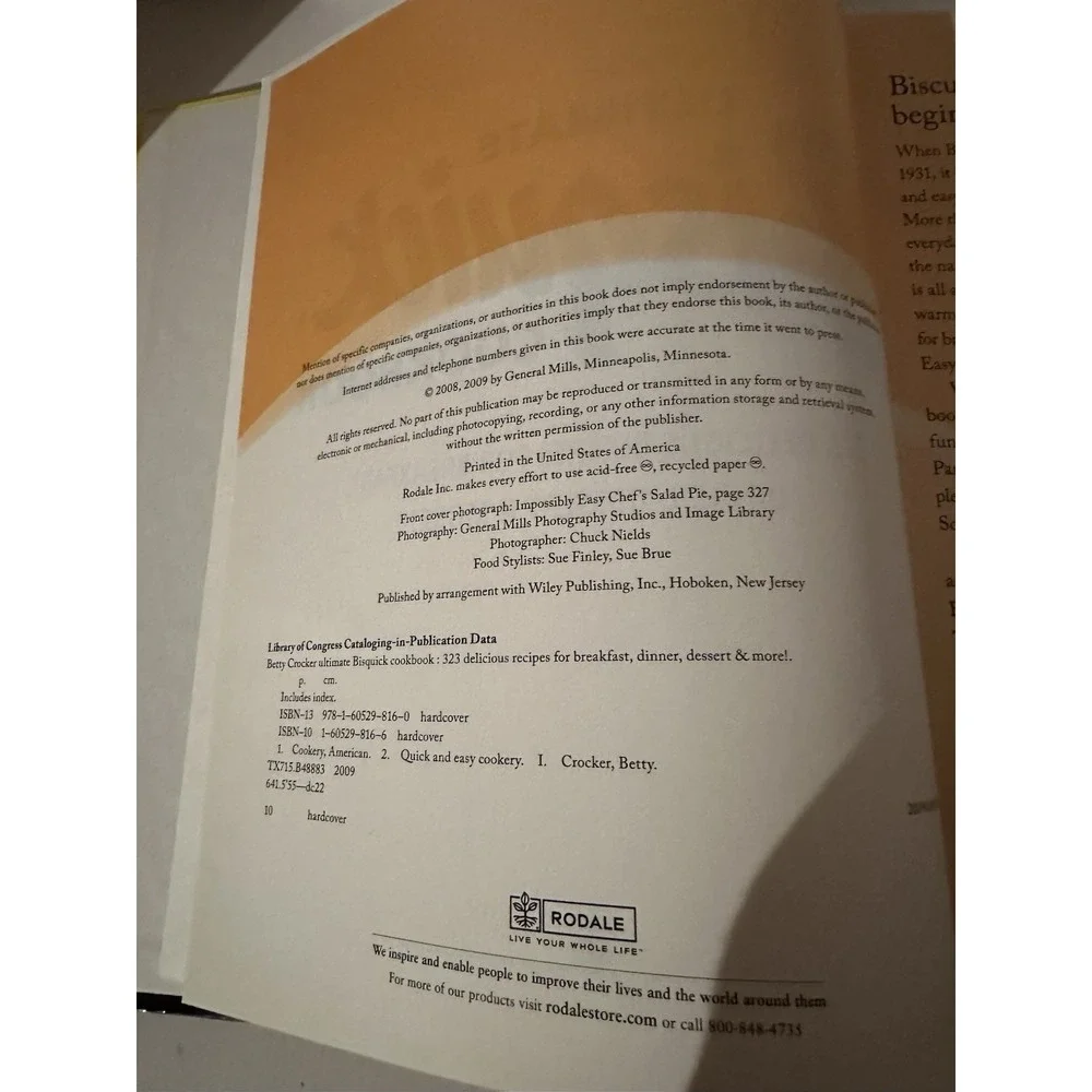 Betty Crocker‎ Bisquick Cookbook HC Deluxe Edition 323 Recipes VGC